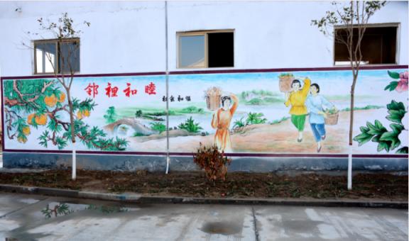 温岭乡镇文化墙 乡风文明焕发新活力