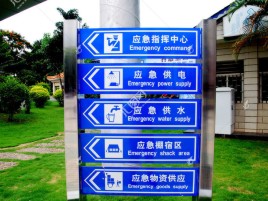 温岭标识导向系统设计需要掌握的四大元素